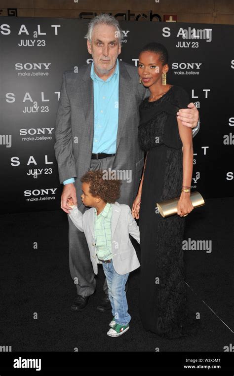 LOS ANGELES, CA. July 19, 2010: Director Phillip Noyce & family at the ...