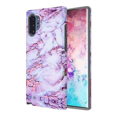 Samsung Galaxy Note 10 Plus Case, by Insten Fuse Marble Dual Layer ...