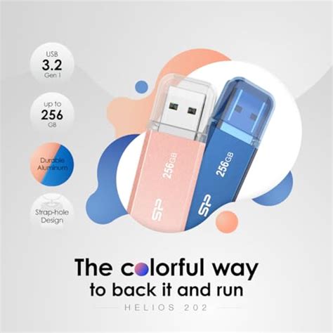 Silicon Power 32GB, Helios 202 Series, Blue, USB 3.0 Flash Drive ...