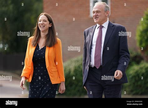 Liberal Democrat Leader Sir Ed Davey Right With Cllr Emma Holland