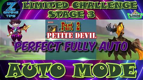 Petite Devil Limited Challenge Stage 3 Trick Vs Tricks Stage 3 2