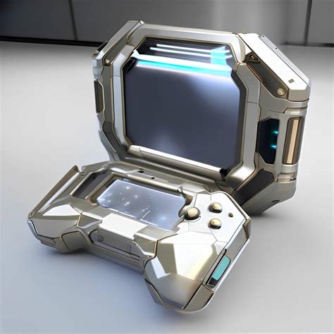 Futuristic portable gaming console by Pickgameru on DeviantArt