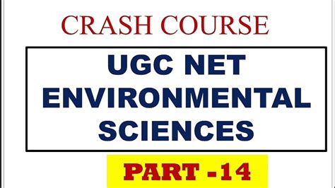 Ugc Net Environmental Science Crash Course Previous Years Questions