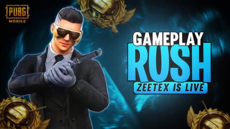 Zeetex Pubg Is Live Rank Push Rush Gameplay Or Aj Sirf Masti Hugi PUBG