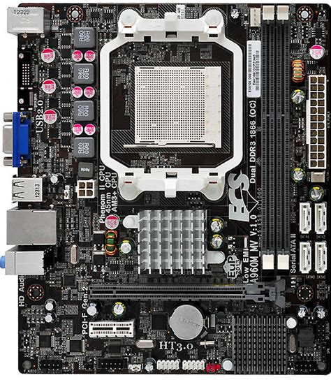 ECS A960M-MV Rev. 1.0 - Motherboard Specifications On MotherboardDB