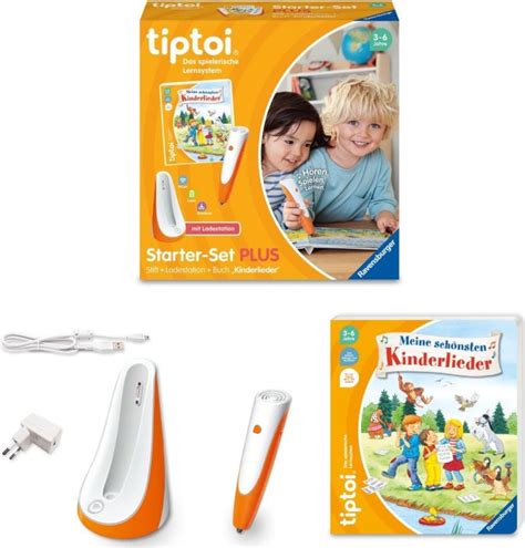 Ravensburger Tiptoi Starter Set Plus Stift Und Ladestation Und Buch