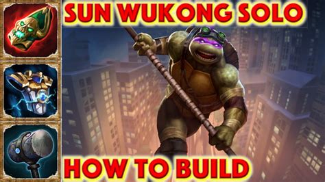 SMITE HOW TO BUILD SUN WUKONG Skin Showcase DONATELLO SUN WUKONG