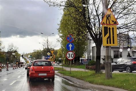 Uwaga Nowe utrudnienia na ul Warszawskiej w Bielsku Białej Zmiana