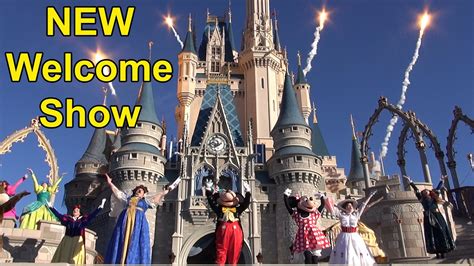 New Magic Kingdom Character Welcome Show Let The Magic Begin Walt