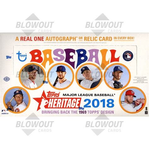 2018 Topps Heritage Baseball Hobby Box