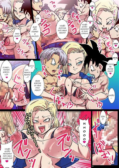 Goten E Trunks Fodendo Chi Chi Bulma E Android Hentai E