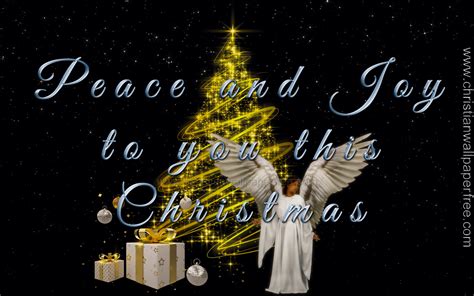 Peace And Joy This Christmas Christian Wallpaper Free