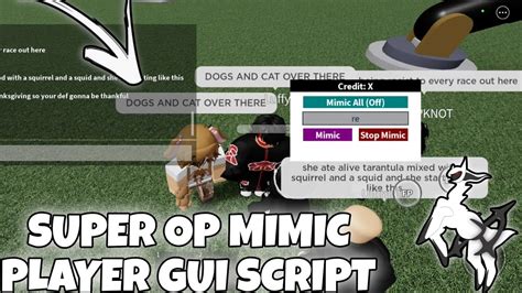 Fe Super Op Mimic Players Gui Script Arceus X Delta Fluxus