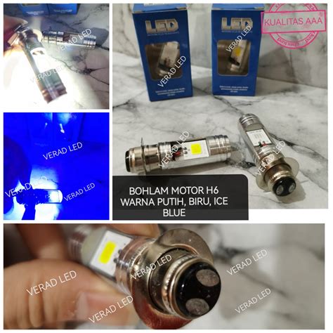 Jual LAMPU AC Dc Lampu LED Utama Depan 2Led Motor Bebek ACDC Dan Matic