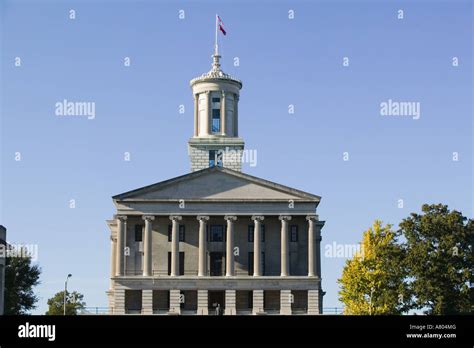 USA, Tennessee, Nashville: Tennessee State Capitol Building Stock Photo ...