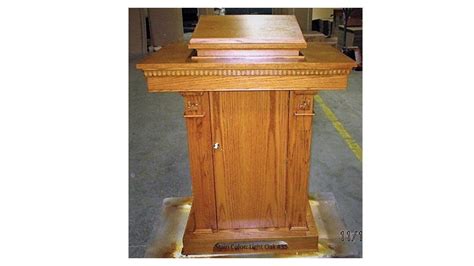 Church Wood Pulpit Pedestal No 8201 Podiums Direct