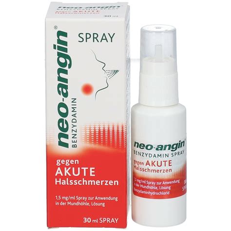 Neo Angin Benzydamin Spray Gegen Akute Halsschmerzen Ml Shop