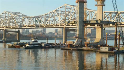 LOUISVILLE, KY - NOVEMBER 20: Construction Progresses On The New I-65 ...