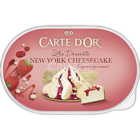 Carte D Or Frigo New York Cheesecake Helado De Tarta De Queso Tarrina