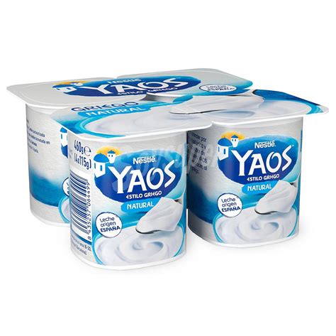 Yaos Nestl Yaos Yogur Natural Estilo Griego Yaos De Nestl X G