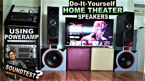 DIY HOME THEATER SPEAKER POWER AMPLIFIERS SETUP PWEDE KAYA Rin Kaya