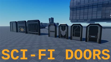 HOW TO MAKE SCI FI DOORS ROBLOX STUDIO TIMELAPSE YouTube