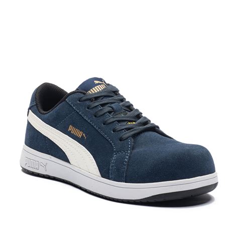 Iconic Suede Navy Low Composite Toe Safety Shoes 640023 – Mister Safety ...