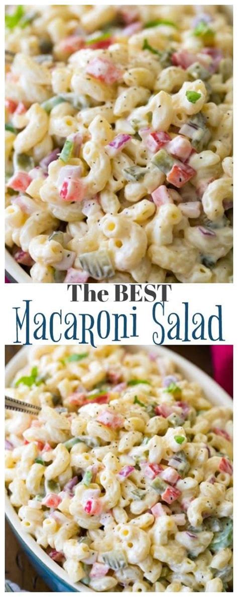 How To Make The Very Best Macaroni Salad We Love This Recipe And It Is Always A Hit One Of My