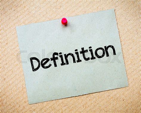 Definition | Stock image | Colourbox