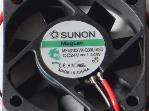 Sunon Mf Vx Q U A D V W Wires Cooling Fan With White