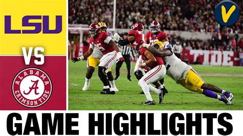 LSU vs #2 Alabama | College Football Highlights - Win Big Sports