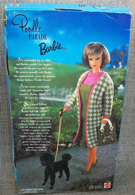 New 1995 Poodle Parade Barbie Limited Edition 1965 Reproduction Mattel