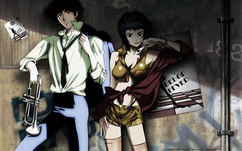 Spike Spiegel Cowboy Bebop Anime Anime Girls Faye Valentine Anime