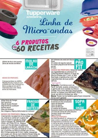 Micro Gourmet Tupperware Receitas By Tupperware Avante Issuu