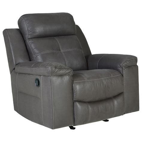 Signature Design By Ashley Jesolo 8670525 Contemporary Rocker Recliner Royal Furniture Three