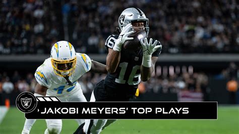 Jakobi Meyers Top Plays From The Season Highlights Raiders