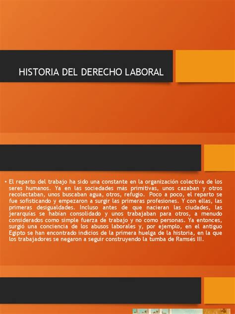 Historia Del Derecho Laboral Pdf Guatemala Economias