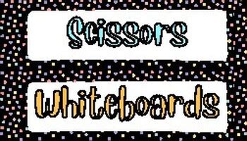 Classroom Labels by Allie Hart | TPT