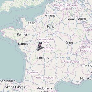 Poitiers Map France Latitude & Longitude: Free Maps