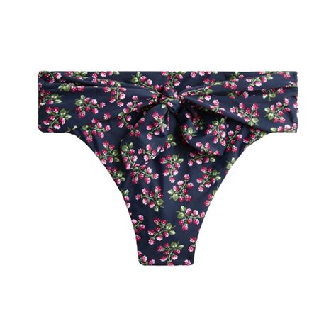 Tie High Rise Bikini Bottom In Twilight Berry STACIE FLINNER