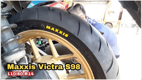 Ban Maxxis Victra S R Honda Vario Youtube