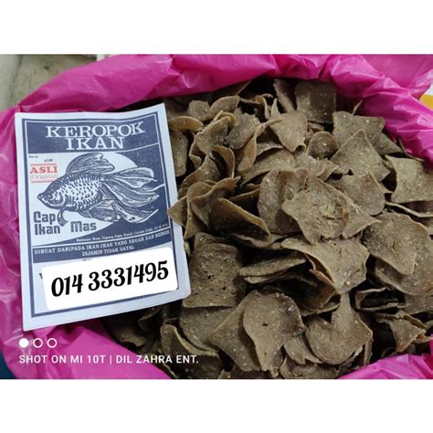 Keropok Cap Ikan Mas Asli Keropok Bulat Keropok Panjang Shopee Malaysia