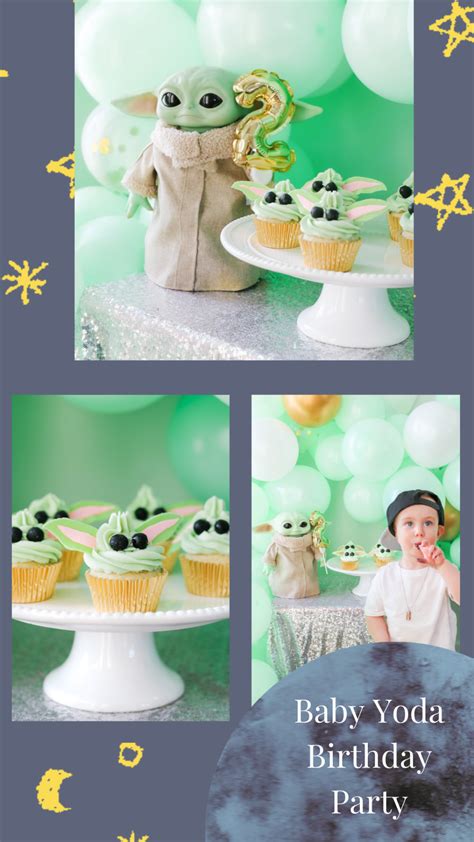 Yoda Best: Baby Yoda Birthday Party • Mandalorian Grogu Birthday ...