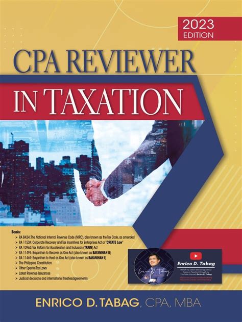 Cpa Reviewer In Taxation Edition By Enrico D Tabag Lazada Ph