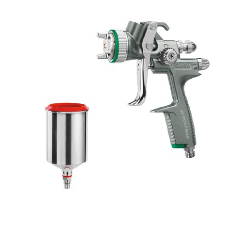 Pistol Vopsit Jet 100 B F HVLP Pahar Aluminiu 750 Ml QCC