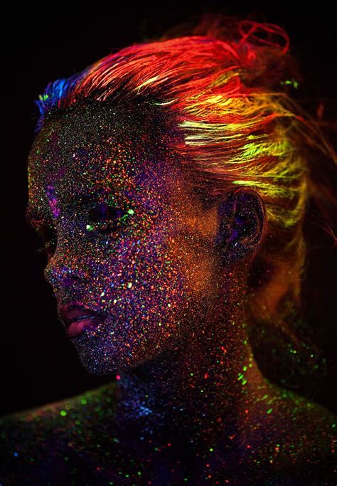 My Experimental Photo Portraits With Uv Light Uv Photography Paint