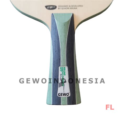 Gewo Aruna Hinoki Carbon Off Kayu Pingpong Blade Tenis Meja Bet Bat