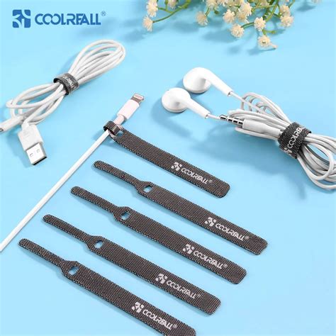 Coolreall protector de cables de 11cm organizador de cables gestión