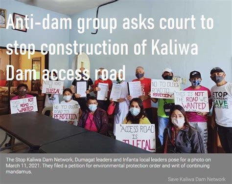 Anti Dam Group Asks Court To Stop Construction Of Kaliwa Dam Access