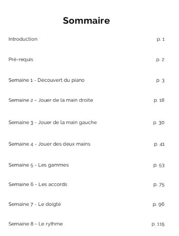 Cours De Piano Pour D Butants Gratuits En Pdf La Touche Musicale